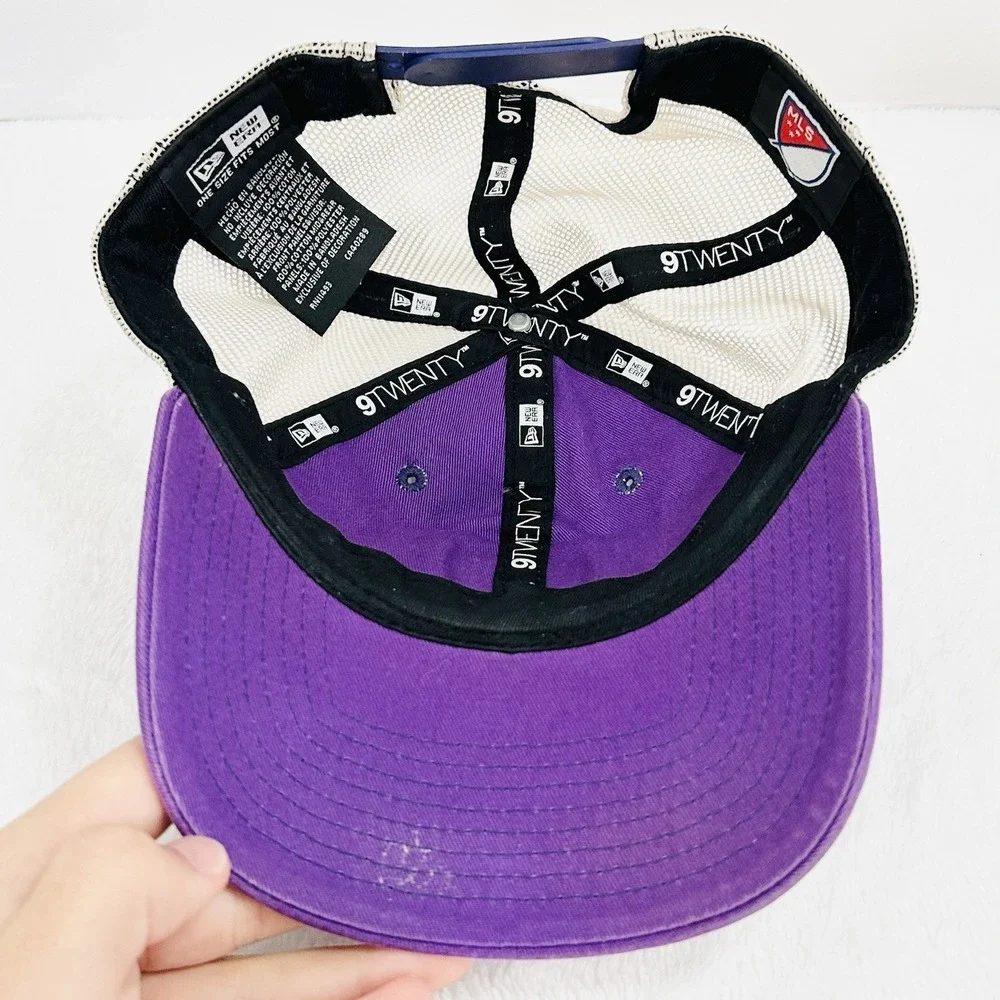 New Era Orlando City SC Trucker 9TWENTY Hat Cap Adjustable Snapback Purple‎ MLS